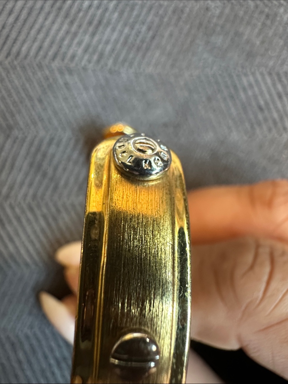 Henri Bendel Gold-Tone Open Cuff Bracelet - Picture 8 of 8